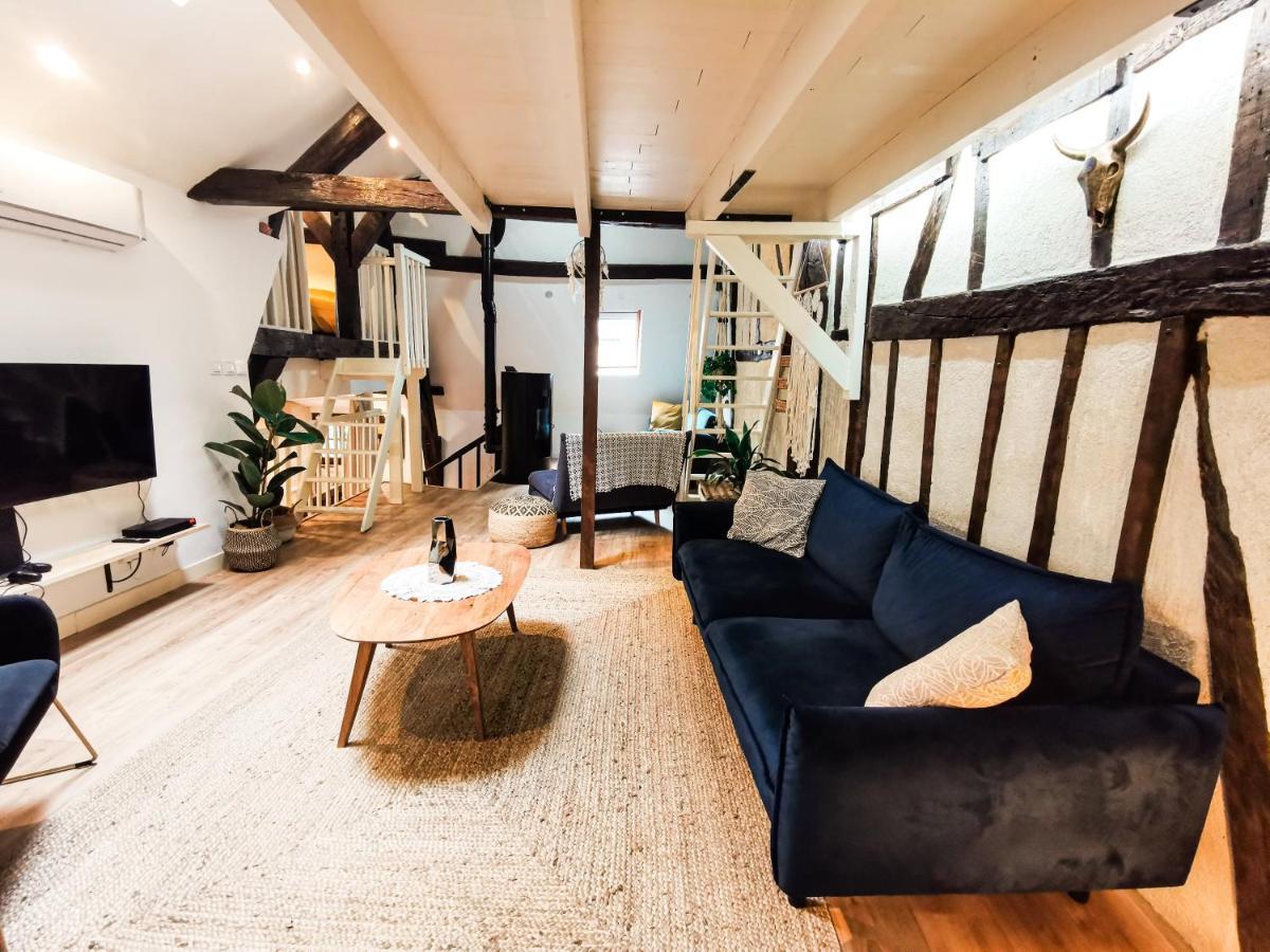 شقة Loft Atypique Au Calme Avec Cour Privative بورج المظهر الخارجي الصورة